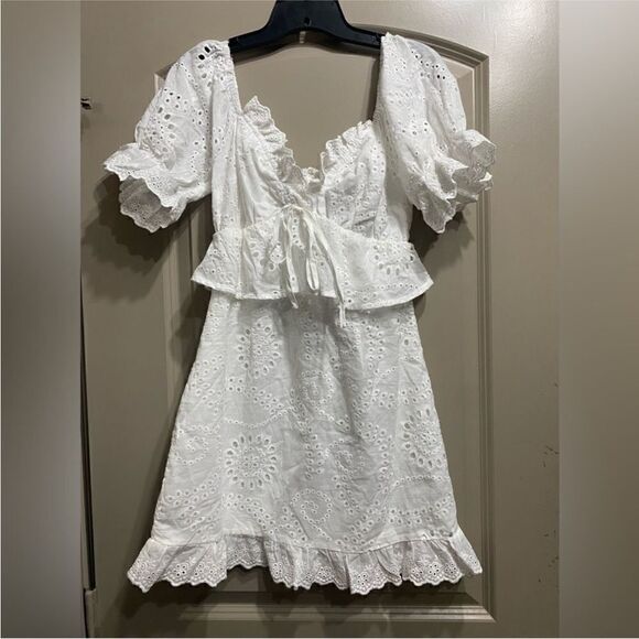 Lost + Wander Petals of The Sky Dress White Size Small - Picture 8 of 12
